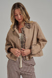 Loretta Leopard Barn Jacket