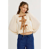 Barcelona Top (Caramel or Cream)