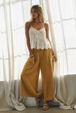Essential Cotton Gauze Washed Pants