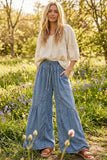 Penny Palazzo Chambray Pants