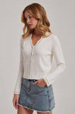 Essential Lace Trimmed Cardi