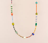Prism Seed Bead Friendship Necklace