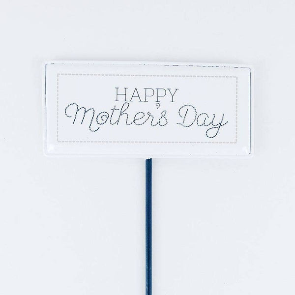 Mother's Day Enamel Floral Stake