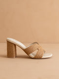 The Santiago Toffee | Raffia Summer Heel