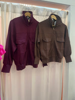 Fall 2025 Pierre Scuba Modal Zippered Pocket Shacket