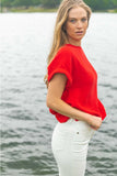Cotton Ruffle Top