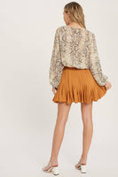 Ruffled Swing Skirt