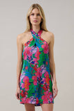 Mivia Halter Mini Dress Hansel Floral