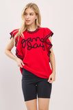 Varsity Gameday Knit Top