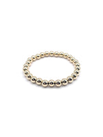 Jane 14K Gold Filled Stackable Beaded Bracelet | 3mm - 5 mm