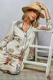 Sea-Inspired Shell Trim Top