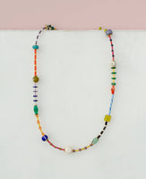 Prism Seed Bead Friendship Necklace
