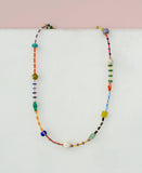 Prism Seed Bead Friendship Necklace