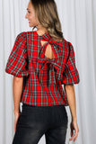 Holly Jolly Bow Blouse