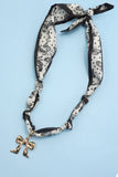 Handcrafted Scarf Interchangeable Charm Necklace