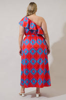 Devany Plus Sized One Shoulder Dress