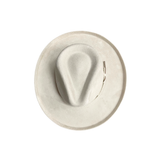 Jane Vegan Pencil Curl Stiff Brim Fedora Hat w/ Braided Band