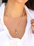 Gold Delicate Mini Charm Choker Necklace *Handmade in USA*