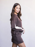 Fall 2025 Pierre Scuba Modal Racing Stripe Sweatshirt