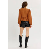 Barcelona Top (Caramel or Cream)