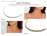 Jane Adjustable 14K Gold Filled Classic Gold Beaded Necklace