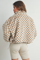 Checkered Teddy Fleece