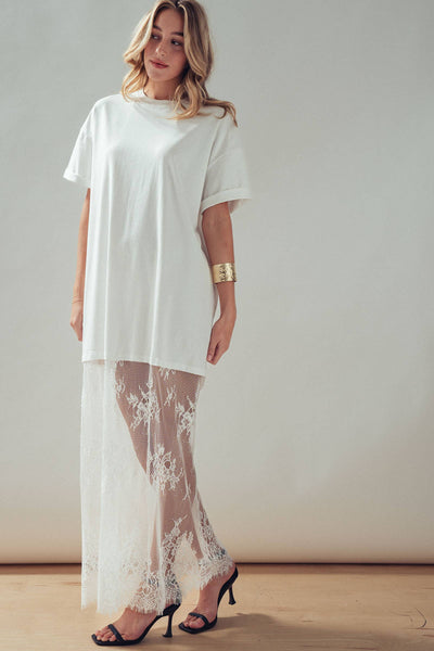 Mixed-Media T-Shirt Dress – Magnolia & Fig