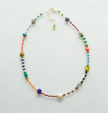 Prism Seed Bead Friendship Necklace