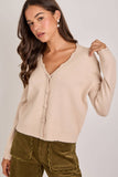 Essential Lace Trimmed Cardi