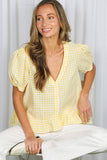 Dorothy Ann Gingham Top (Three Colors!)