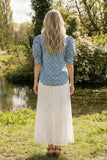 Polka Dot 100%Cotton Shirt