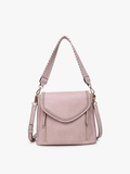 Lorelei Double Zip Crossbody | Whipstitch Trim