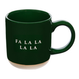 Fa La La Stoneware Coffee Mug