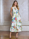 Berry Halter Dress