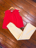Lexie Swiss Dot Tank (Cherry Red or Cream)