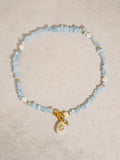Cercey 18K Gold Non-Tarnish Stone Charm Necklace