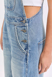 Relaxed Wide Leg Overall with Cuff