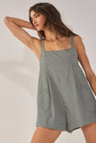 Library Date Plaid Romper