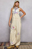 Lace Trimmed Overalls