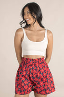 In Bloom Floral Cotton Shorts