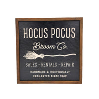 Hocus Pocus Broom Co. Halloween Decoration