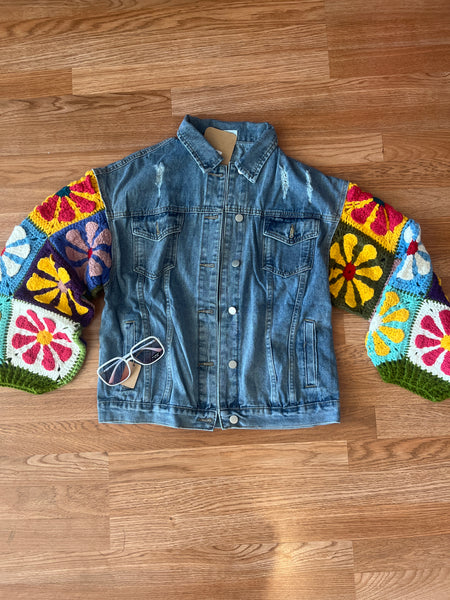 Groovy Sleeves Crochet Jacket
