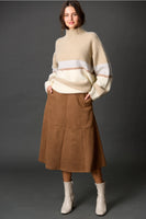 Faux Suede Erin Skirt