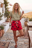 Gameday Ruffle Hem Polka Dot Shorts (UK or U of L)