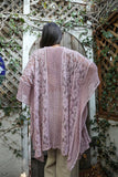 Floral Pattern Long Kimono