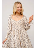 Kentucky Horse Smocked Ruffle Dress
