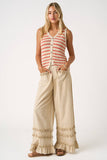 100% Cotton Lillian Ruffle Pants