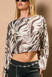 Zebra Silky Top