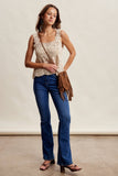 Annabel Crochet Square Neck Top