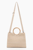 Orange Beaded Shoulder Bag
